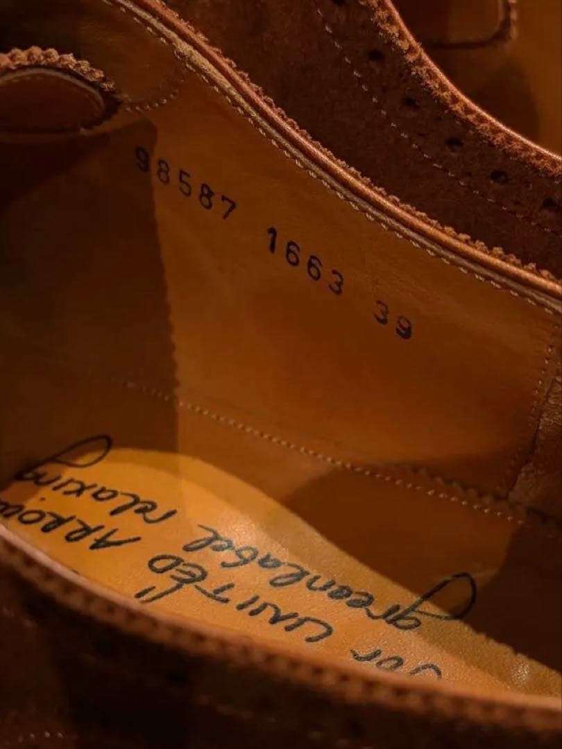 JALAN SRIWIJAYAスエード ウィングチップ25.5