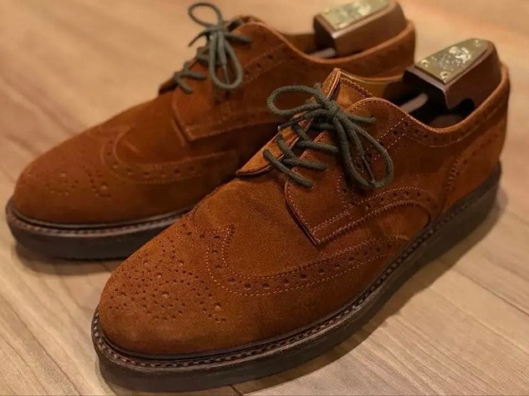 JALAN SRIWIJAYAスエード ウィングチップ25.5