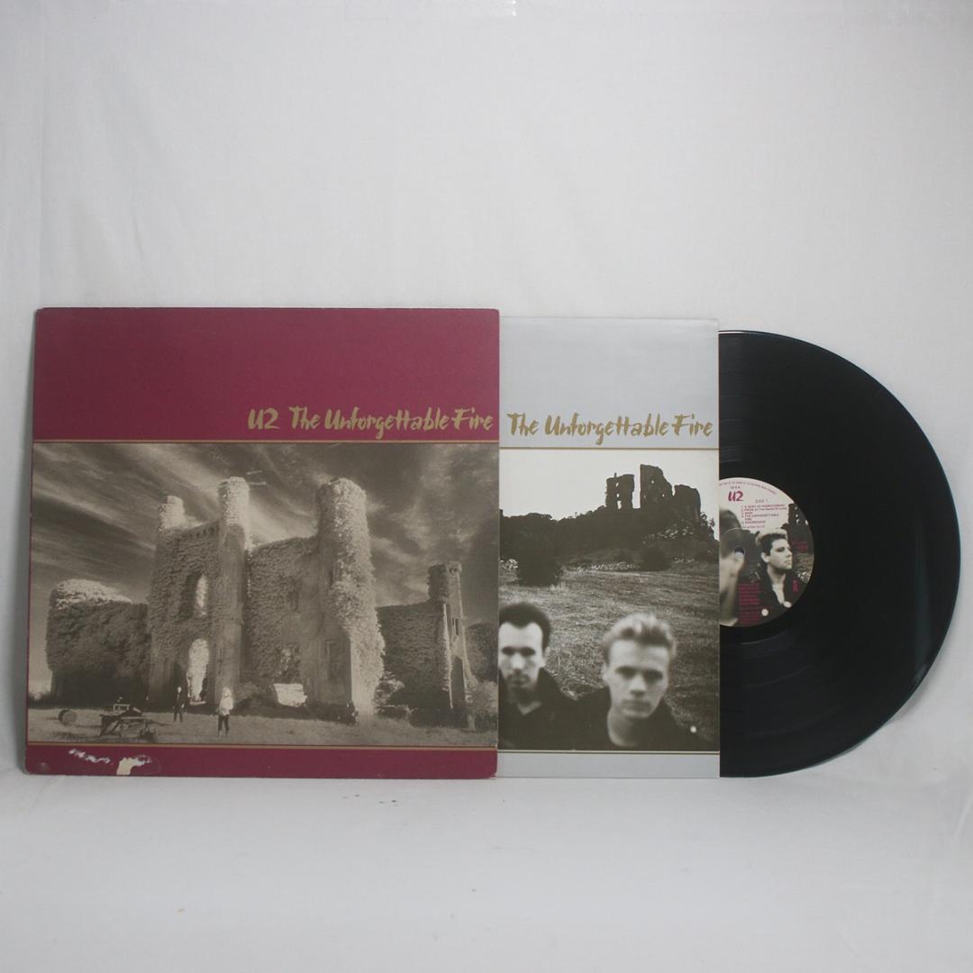 英LP U2 The Unforgettable Fire UK盤 Stereo