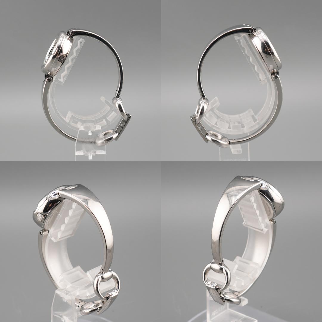 稼働 GUCCI 134.5 シェル文字盤 腕時計 新品電池 クォーツ