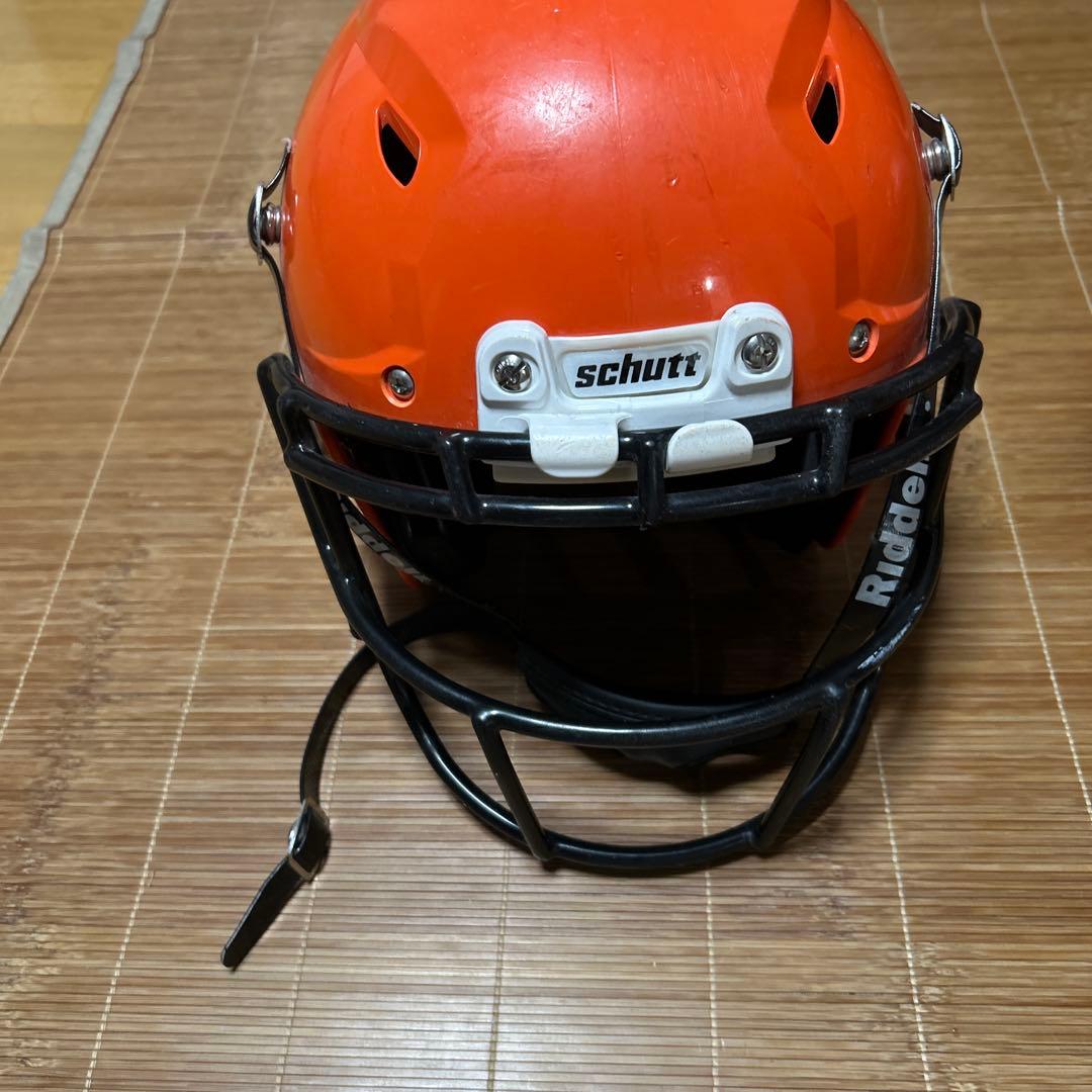 Schutt Riddell アメリカンフットボールヘルメット オレンジ