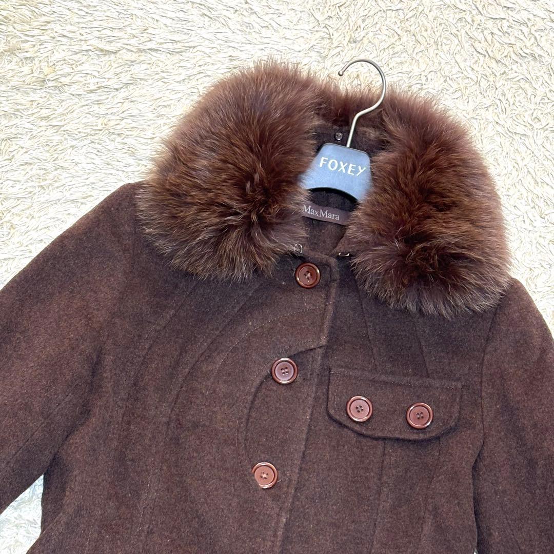 MaxMara 　マックスマーラ　 カシミア　 ジャケット　ブラウン　Mサイズ