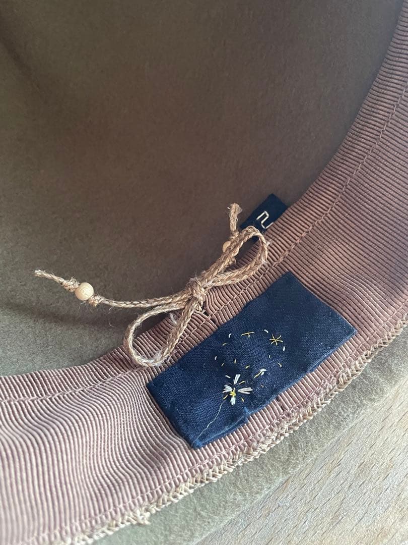 花月日　ラビット　フェルト帽