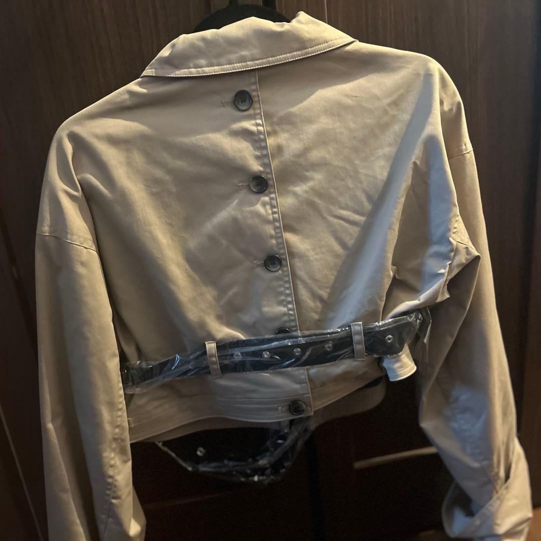 お*す様 【未使用】Mサイズ　ツイルクロップドジャケット　rokh 