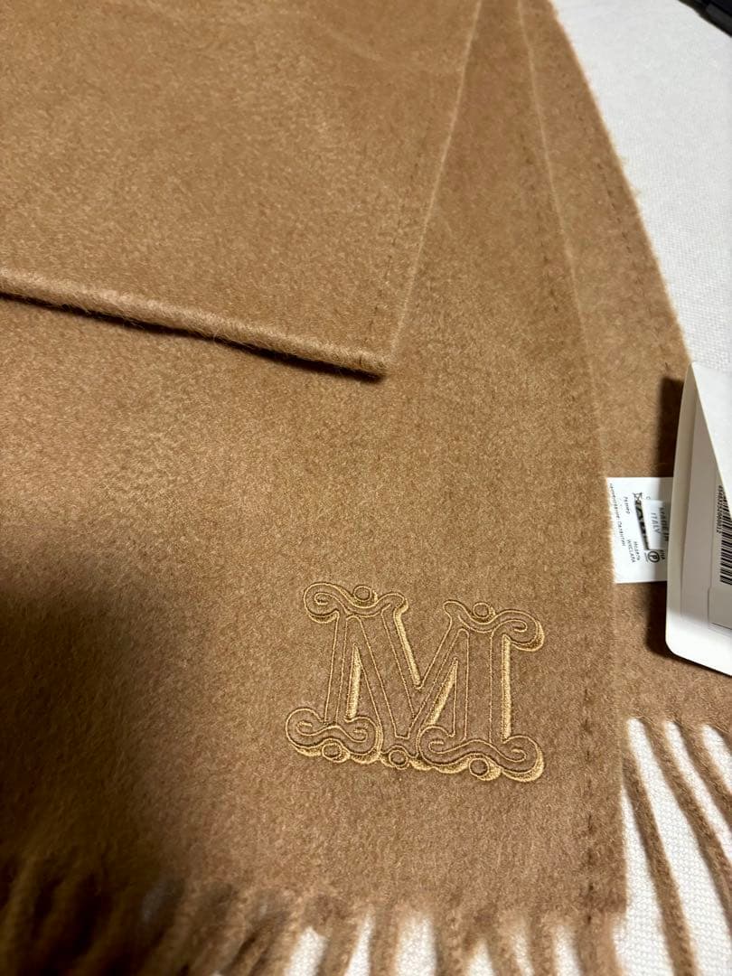 新品　タグ付き　Max Maraマックスマーラ　キャメル　マフラー