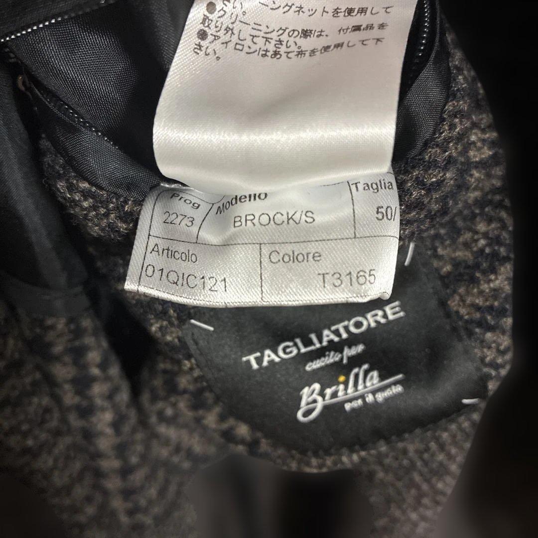 tagliatore ダブルブレストコート brock 50