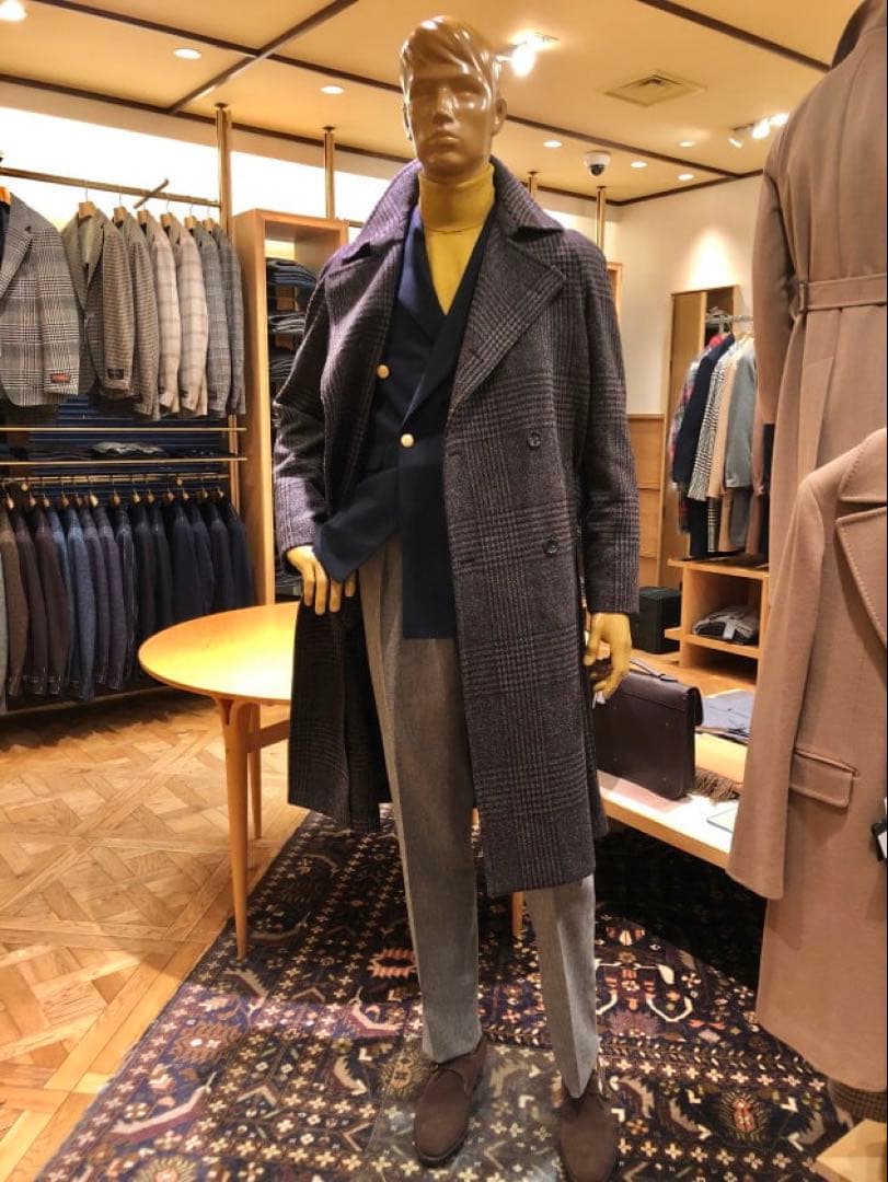 tagliatore ダブルブレストコート brock 50