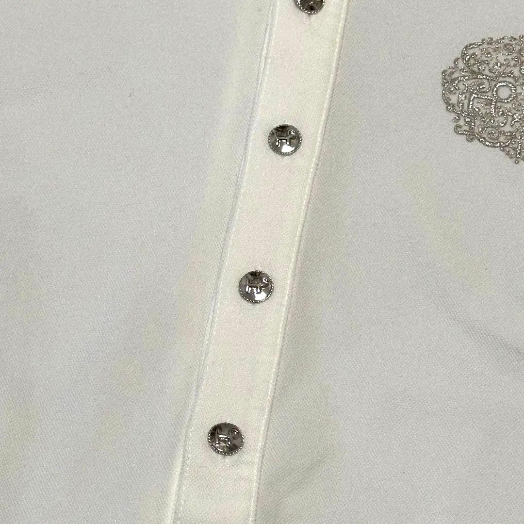 ヒールクリーク　長袖ポロシャツ　スカート　セットアップ　ホワイト　サイズ40