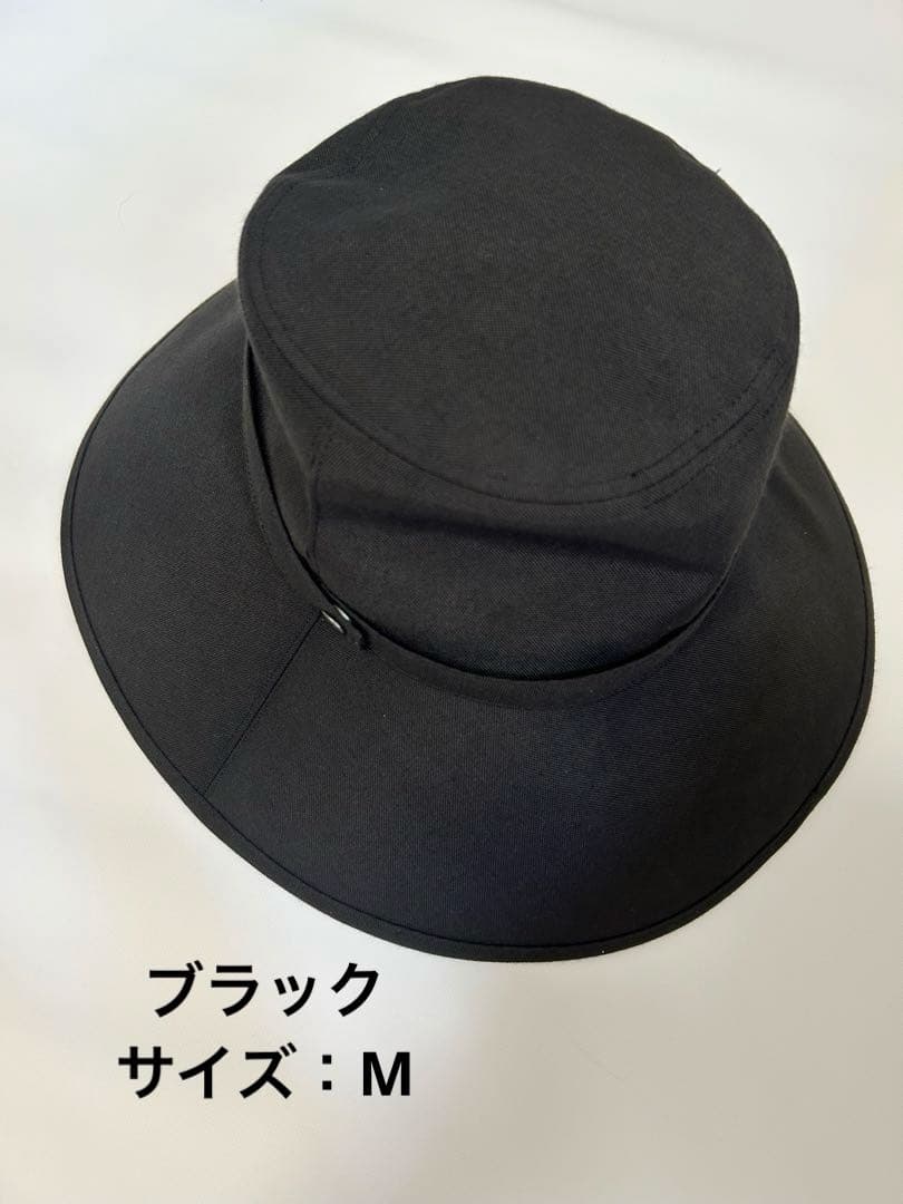 サンバリア100 ウィンドハット（ブラック）M