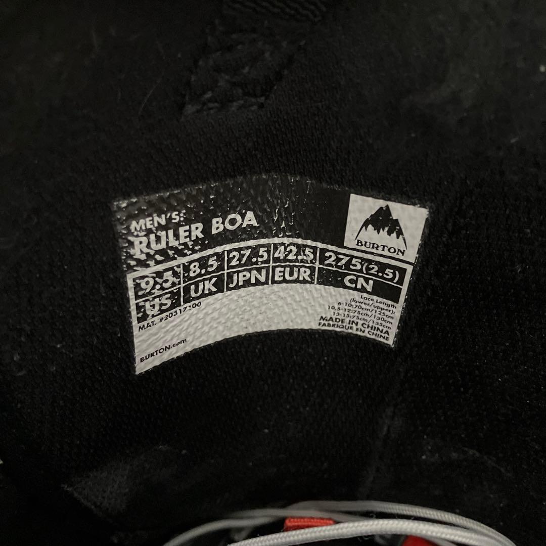 j*8様 BURTON Ruler Imprint 2 スノーボードブーツ ブラ