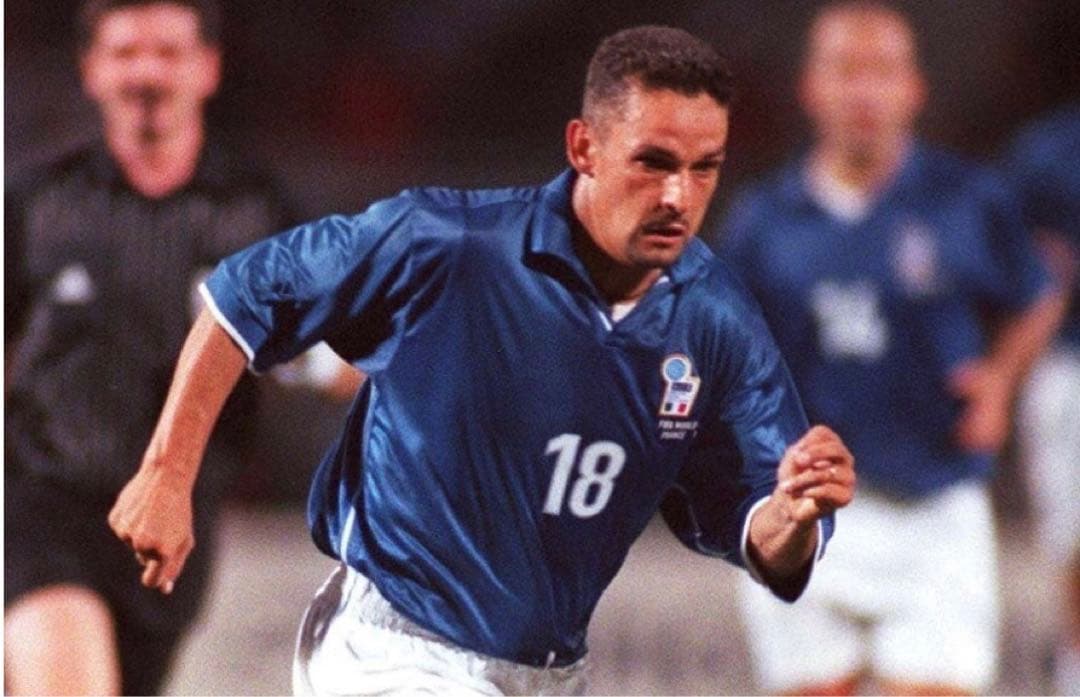 イタリア代表98 R.バッジョ フランスワールド杯本大会仕様 代表ラストモデル