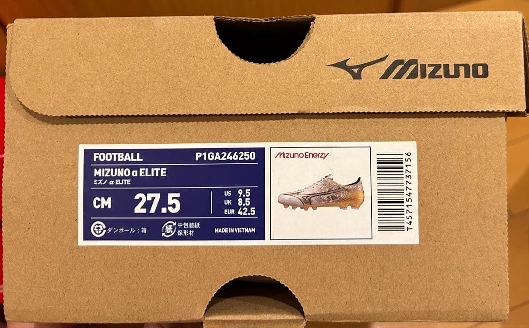 ミズノアルファ エリート　MIZUNO ELITE 27.5㎝　サッカースパイク