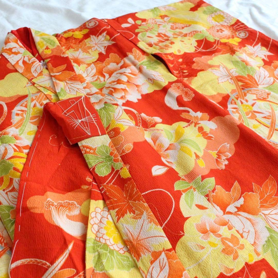 【専用】七五三 3歳 子供 女の子 アンティーク 正絹 着物 被布 セット