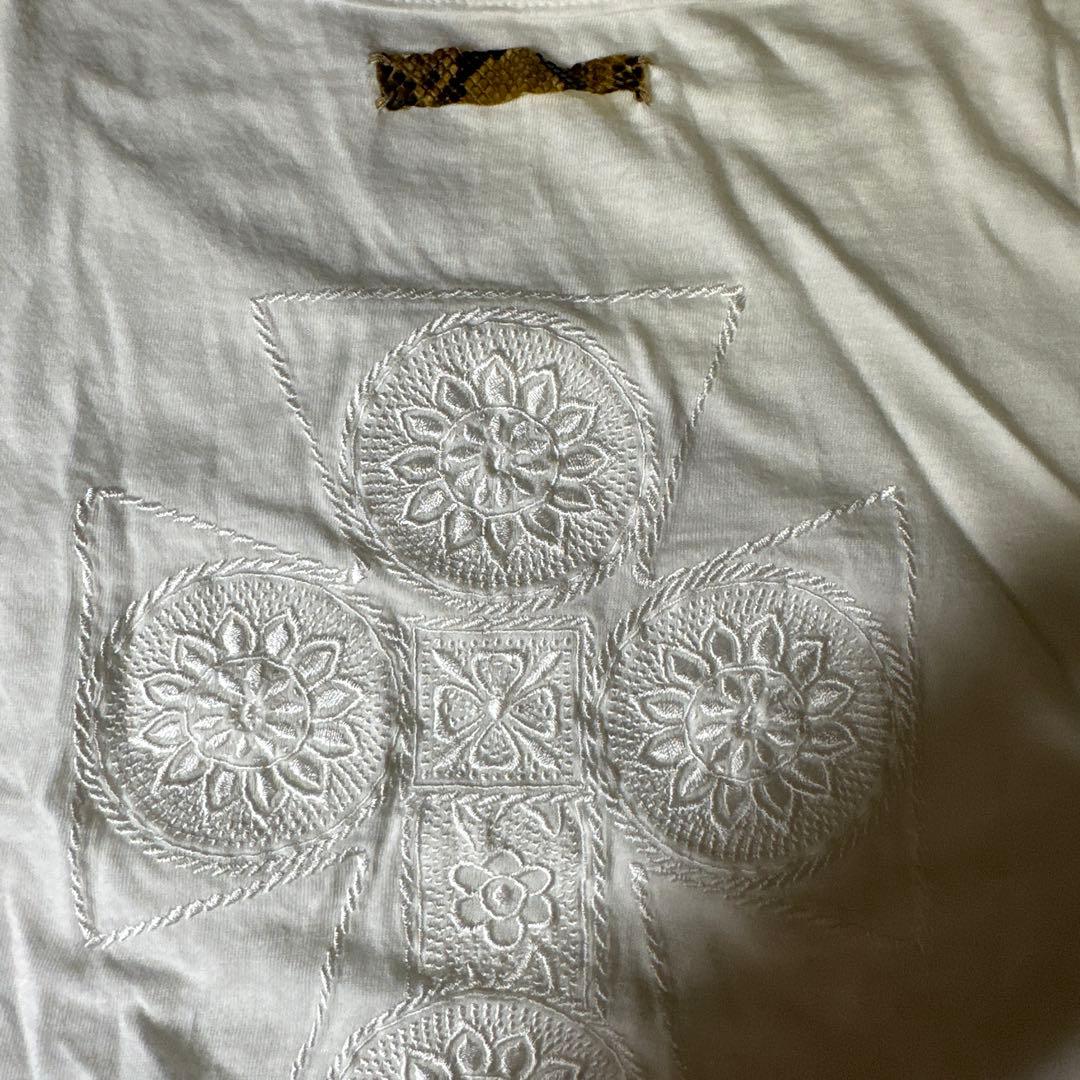 即*送様 ルグランブルー 刺繍入りホワイトTシャツ