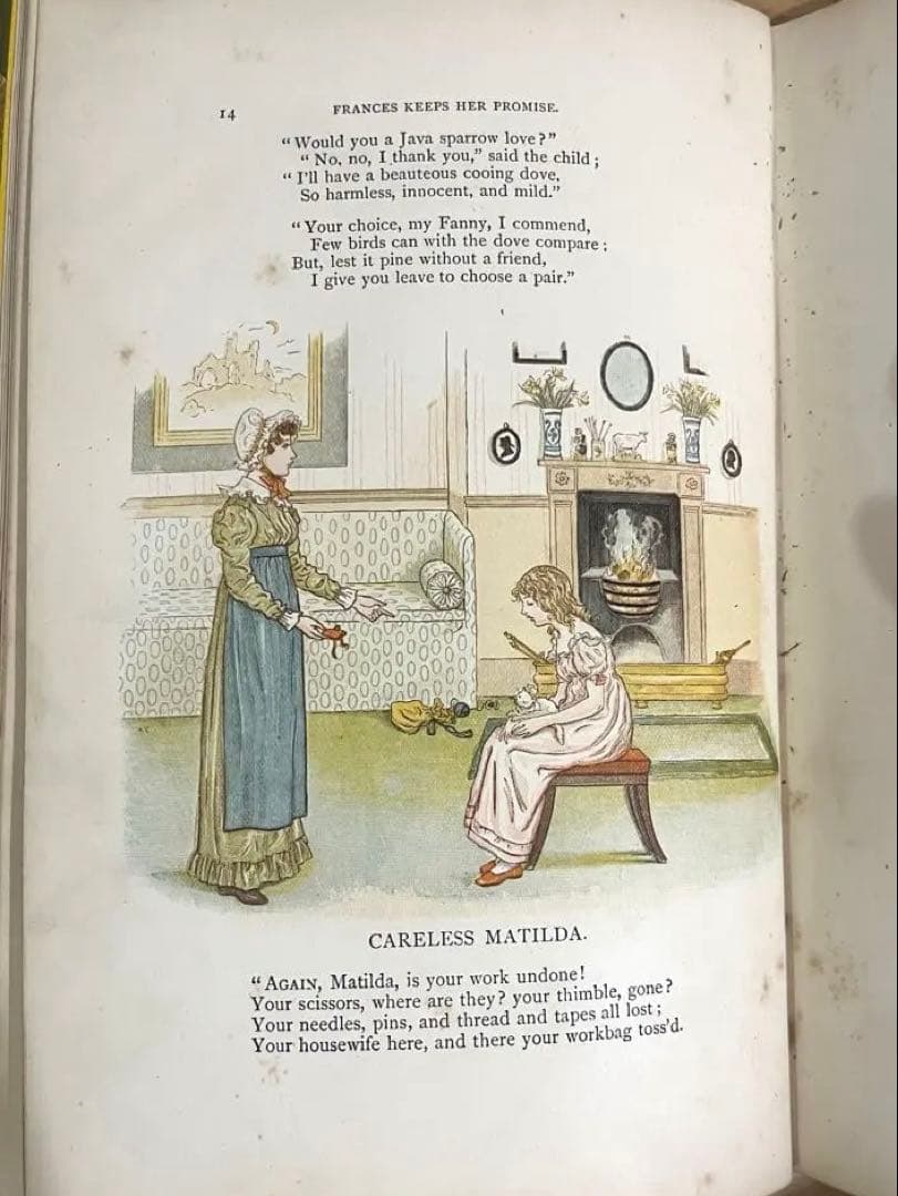 NO371 稀少 古書 アンティーク 洋書 絵本　ケイト グリーナウェイ