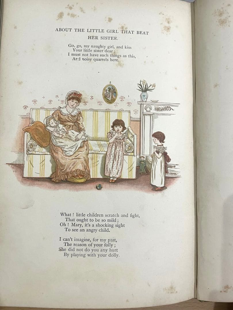 NO371 稀少 古書 アンティーク 洋書 絵本　ケイト グリーナウェイ