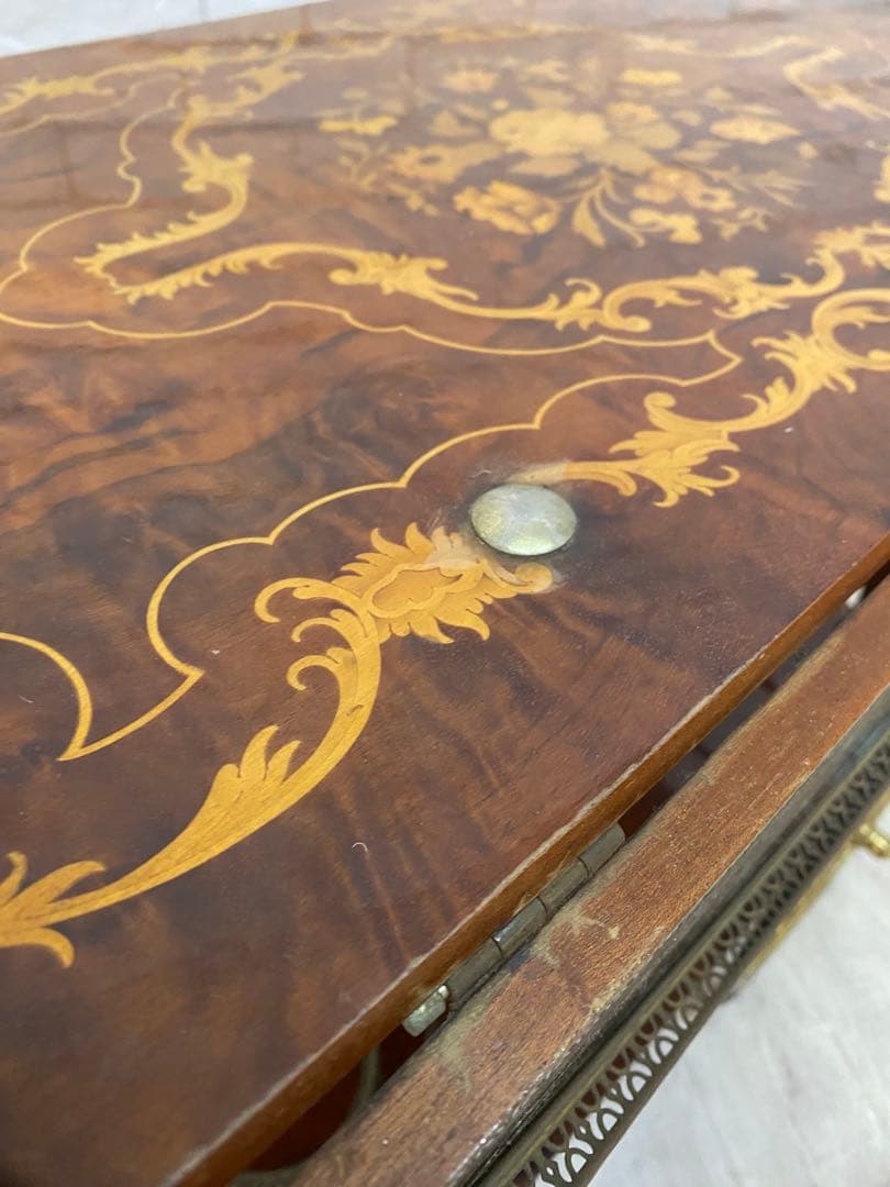 【東京都内23区配送無料】イタリア製　アンティーク　定価18万　キッチンワゴン