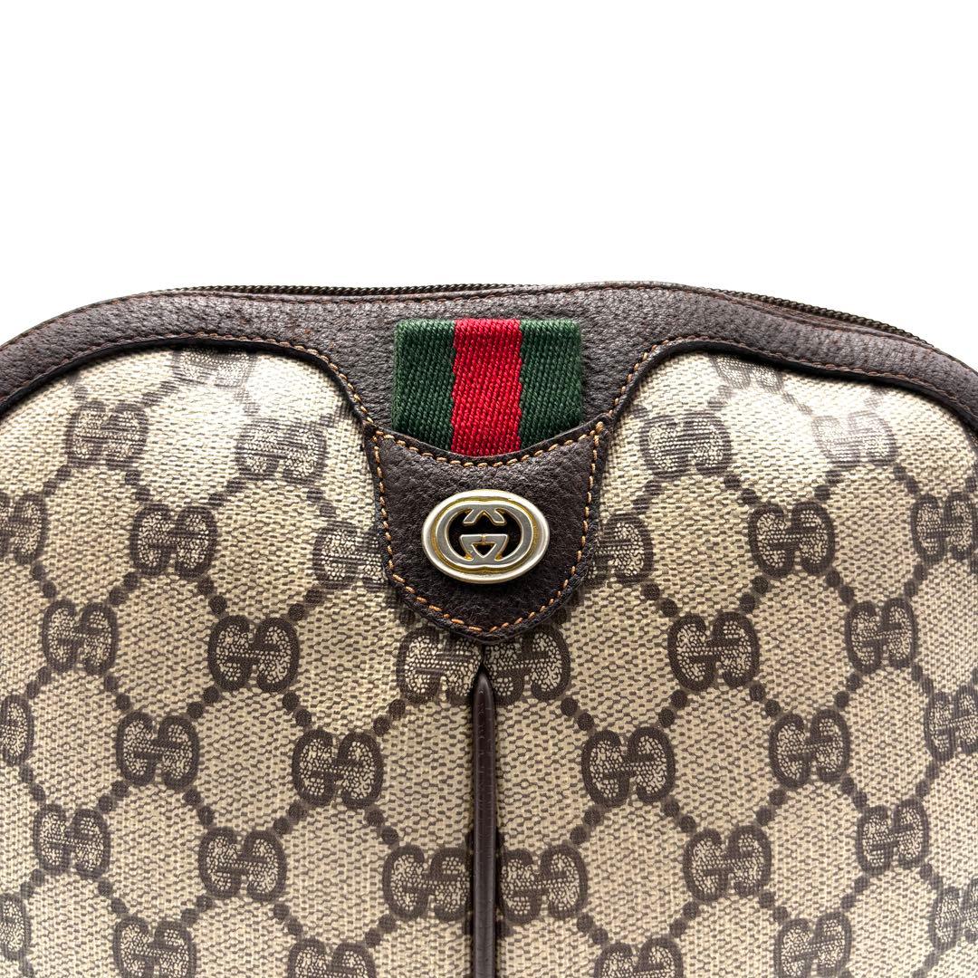 美品・廃盤 グッチ ショルダーバッグ GGスプリーム シェリーライン GG ロゴ