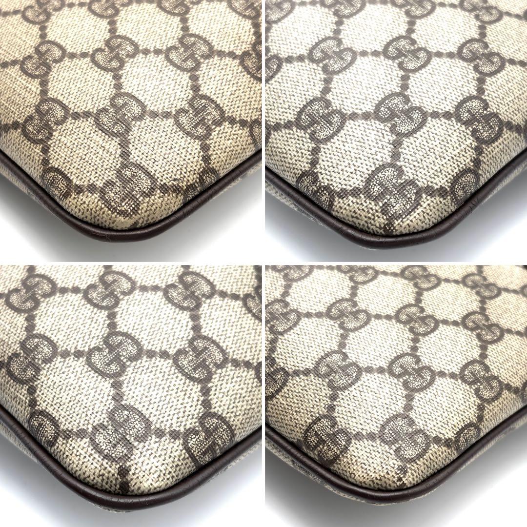 美品・廃盤 グッチ ショルダーバッグ GGスプリーム シェリーライン GG ロゴ