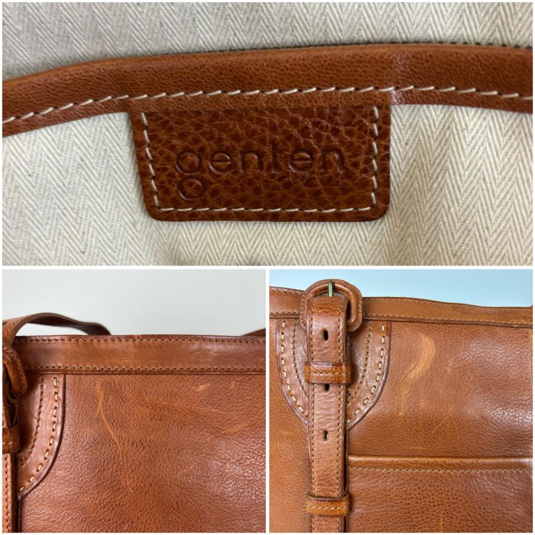 【未使用】 ゲンテン レザー ショルダー トートバッグ 31117
