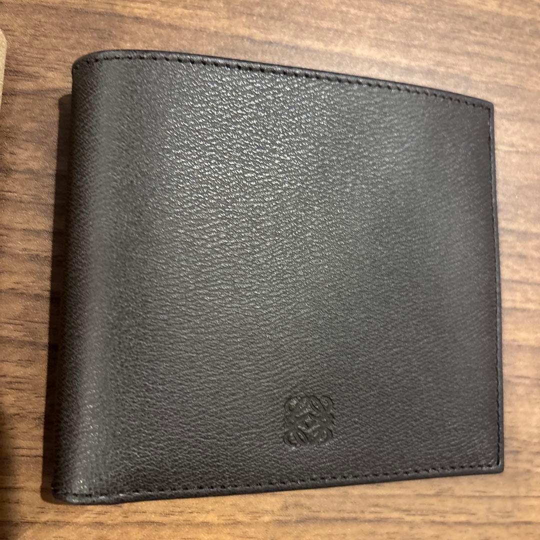 LOEWE ダークブラウン 二つ折り財布