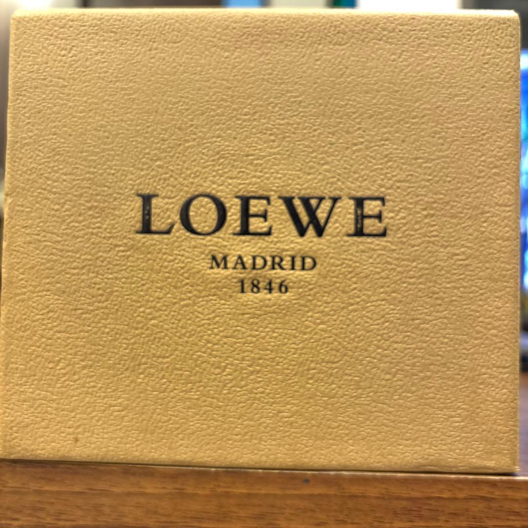 LOEWE ダークブラウン 二つ折り財布