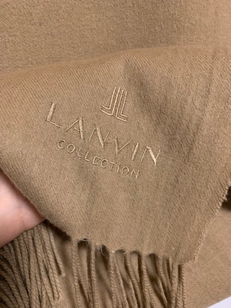 高級ストールセット3点+α カシミヤ　LANVIN