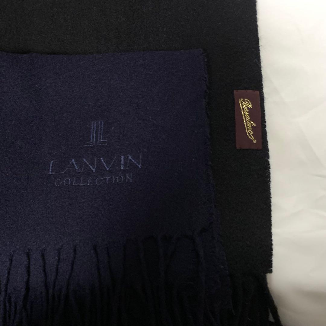 高級ストールセット3点+α カシミヤ　LANVIN