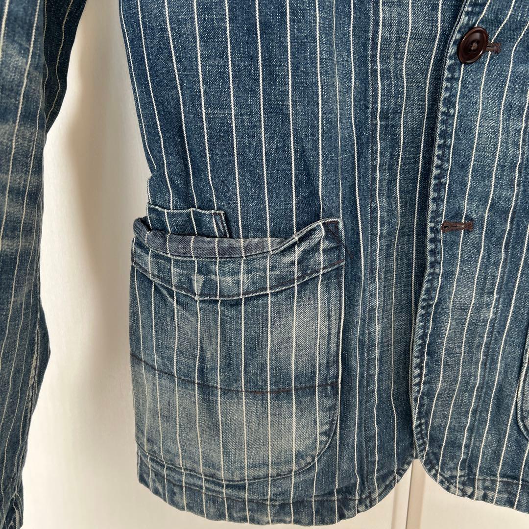 Polo Ralph Lauren デニムストライプテーラードジャケット