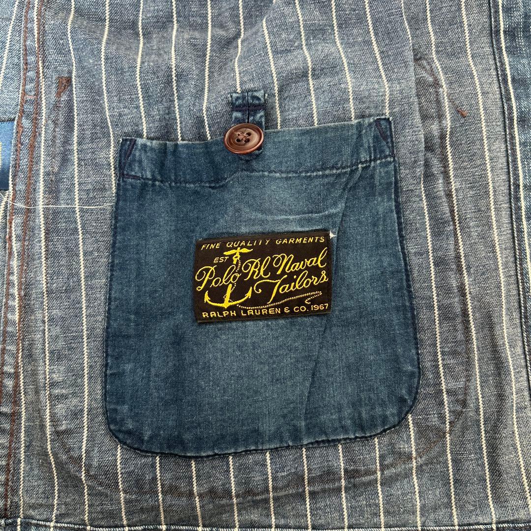 Polo Ralph Lauren デニムストライプテーラードジャケット