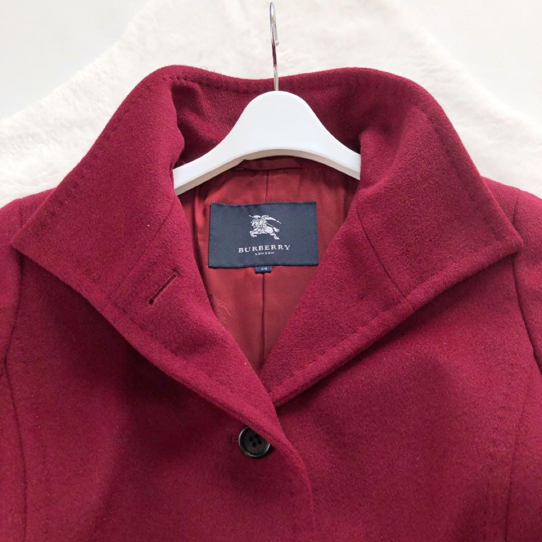 BURBERRY*バーバリーロンドン　上質アンゴラコート　大きいサイズ44
