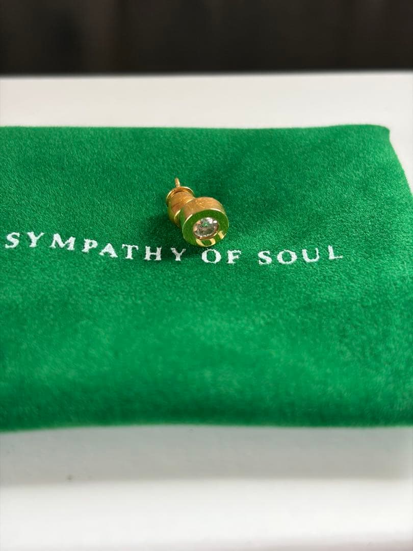 シンパシーオブソウル Shine Pierce K18YG w/Diamond