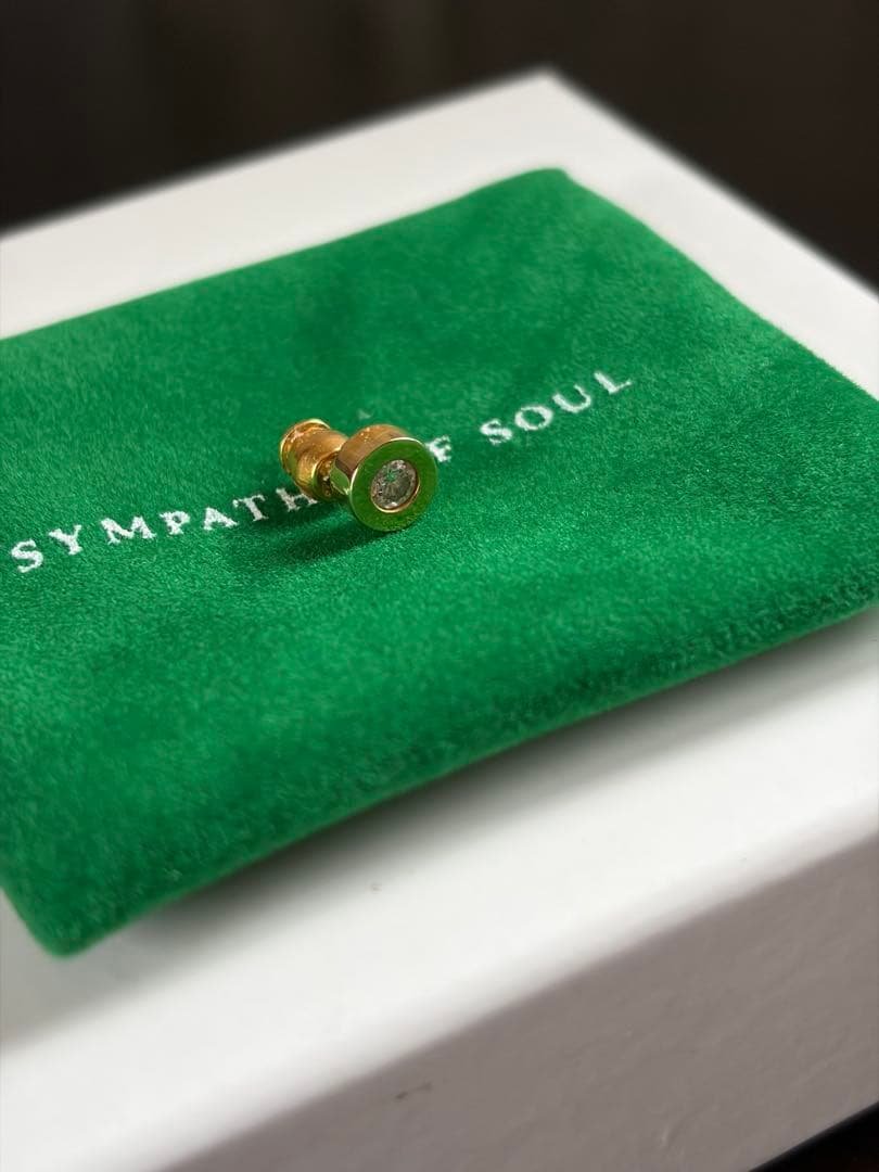 シンパシーオブソウル Shine Pierce K18YG w/Diamond