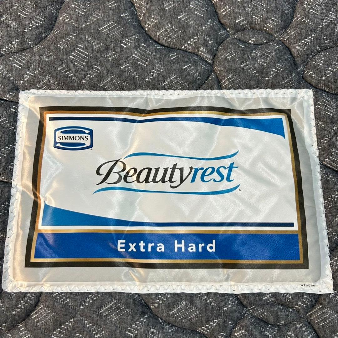 Simmons マットレス ダブル エクストラハード ニット生地 d3643