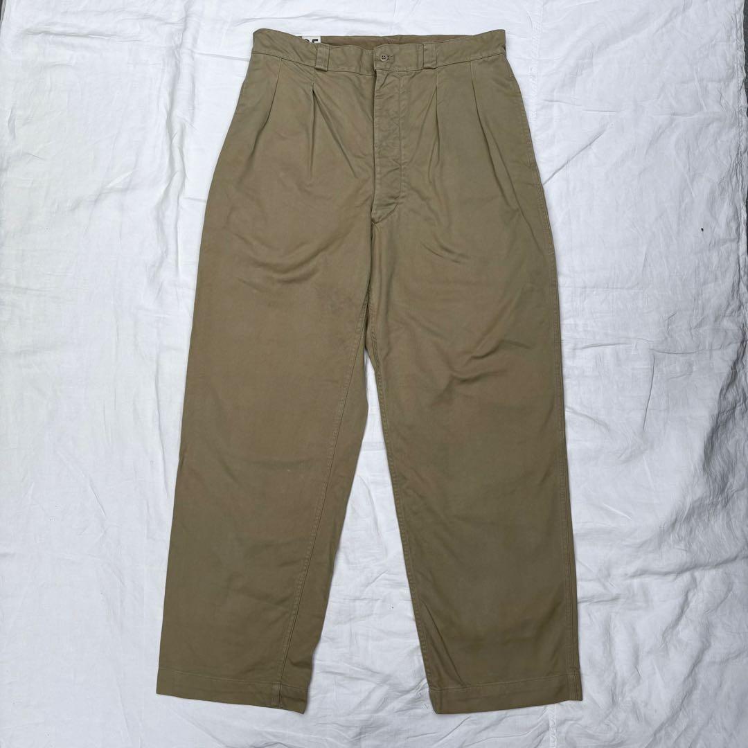 50s〜60s フランス軍m52 チノパン　後期　フレンチ　ビンテージ　ユーロ
