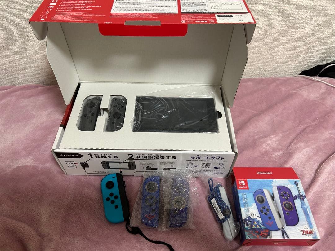 Switch コントローラーセット　128GBマイクロSD付き　その他おまけ