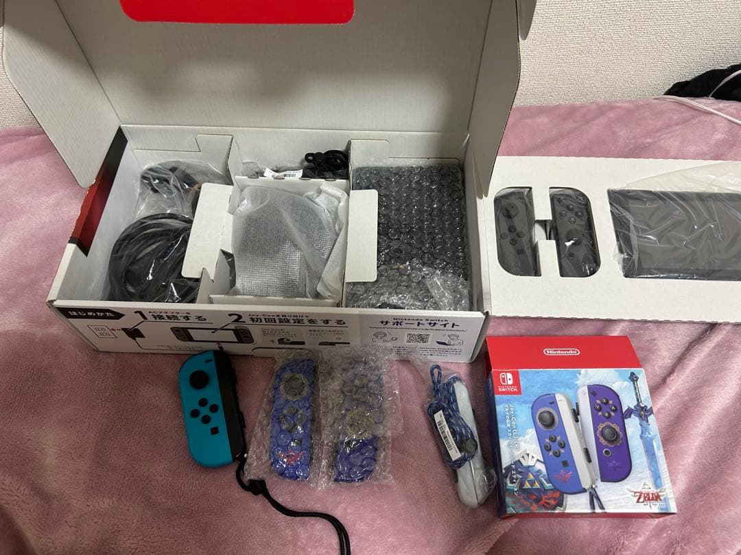 Switch コントローラーセット　128GBマイクロSD付き　その他おまけ