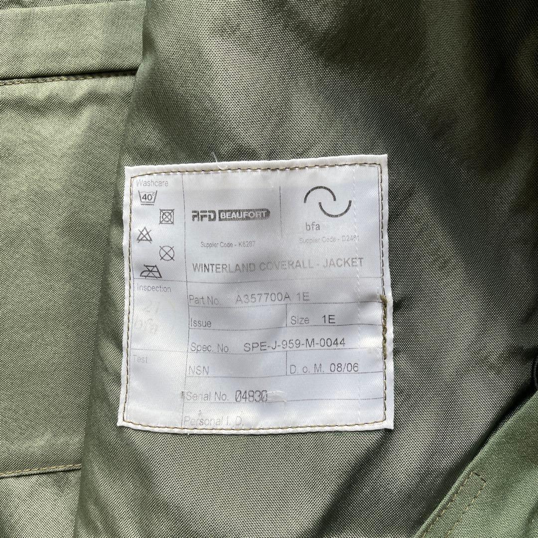【デッドストック】希少 英軍 BEAUFORT RAF ゴアテックスジャケット