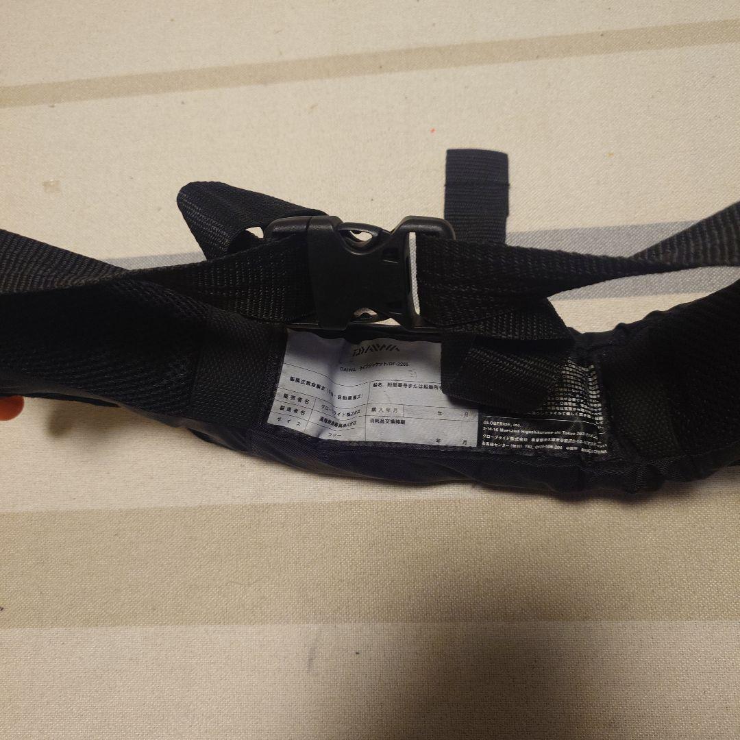 Daiwa プルタイプライフジャケット ブラック