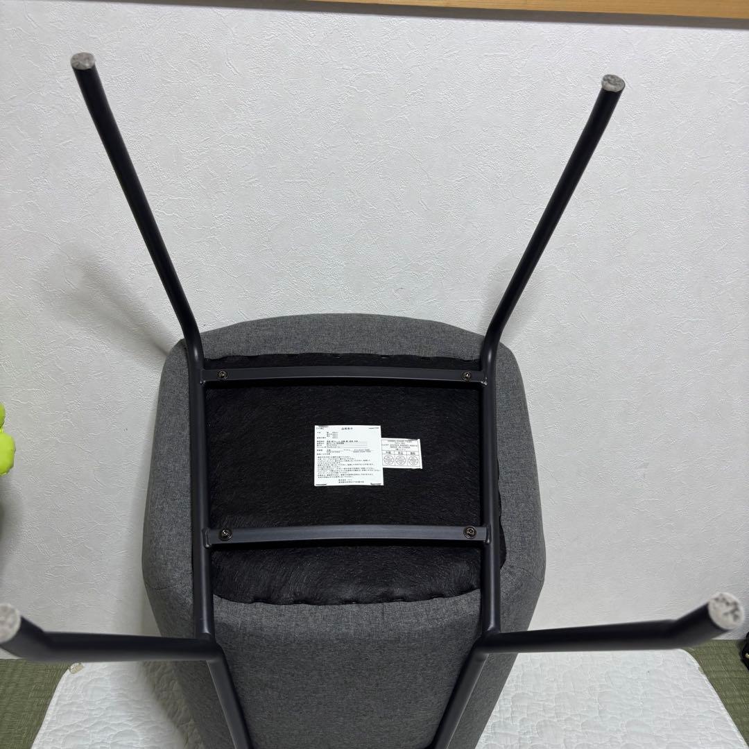 【現行 美品】ニトリ ダイニングチェア(TS305 DGY)