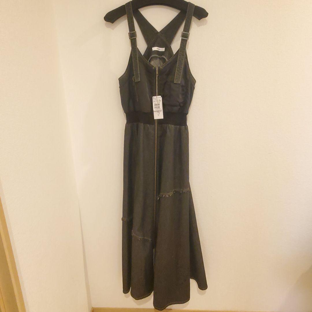 ◯新品　radiate フロントジップデニムジャンパースカート