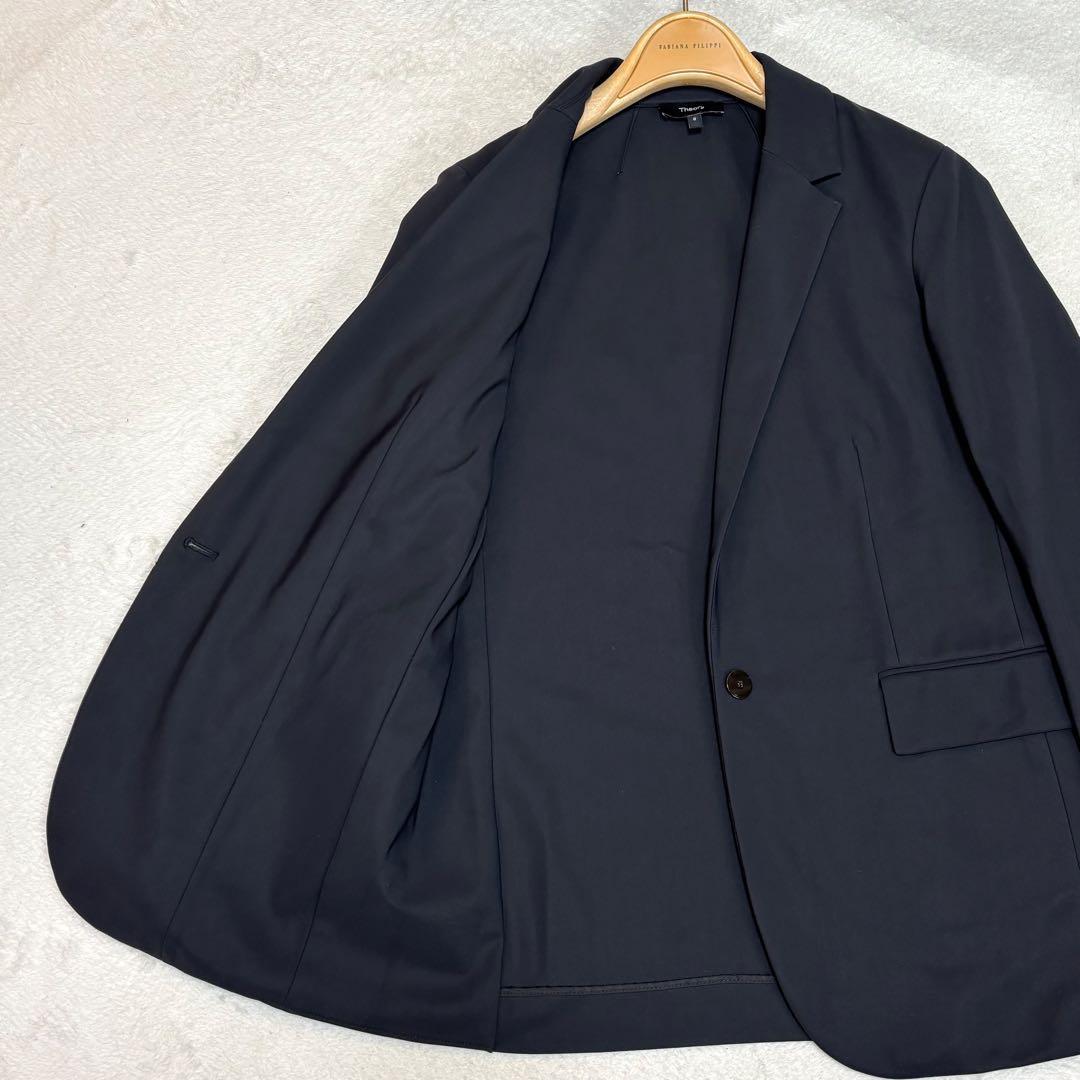 美品☆セオリー Precision Ponte テーラードジャケット 黒 洗える