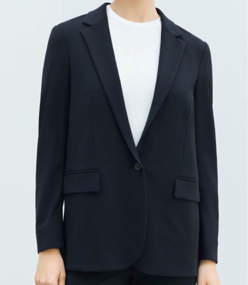 美品☆セオリー Precision Ponte テーラードジャケット 黒 洗える