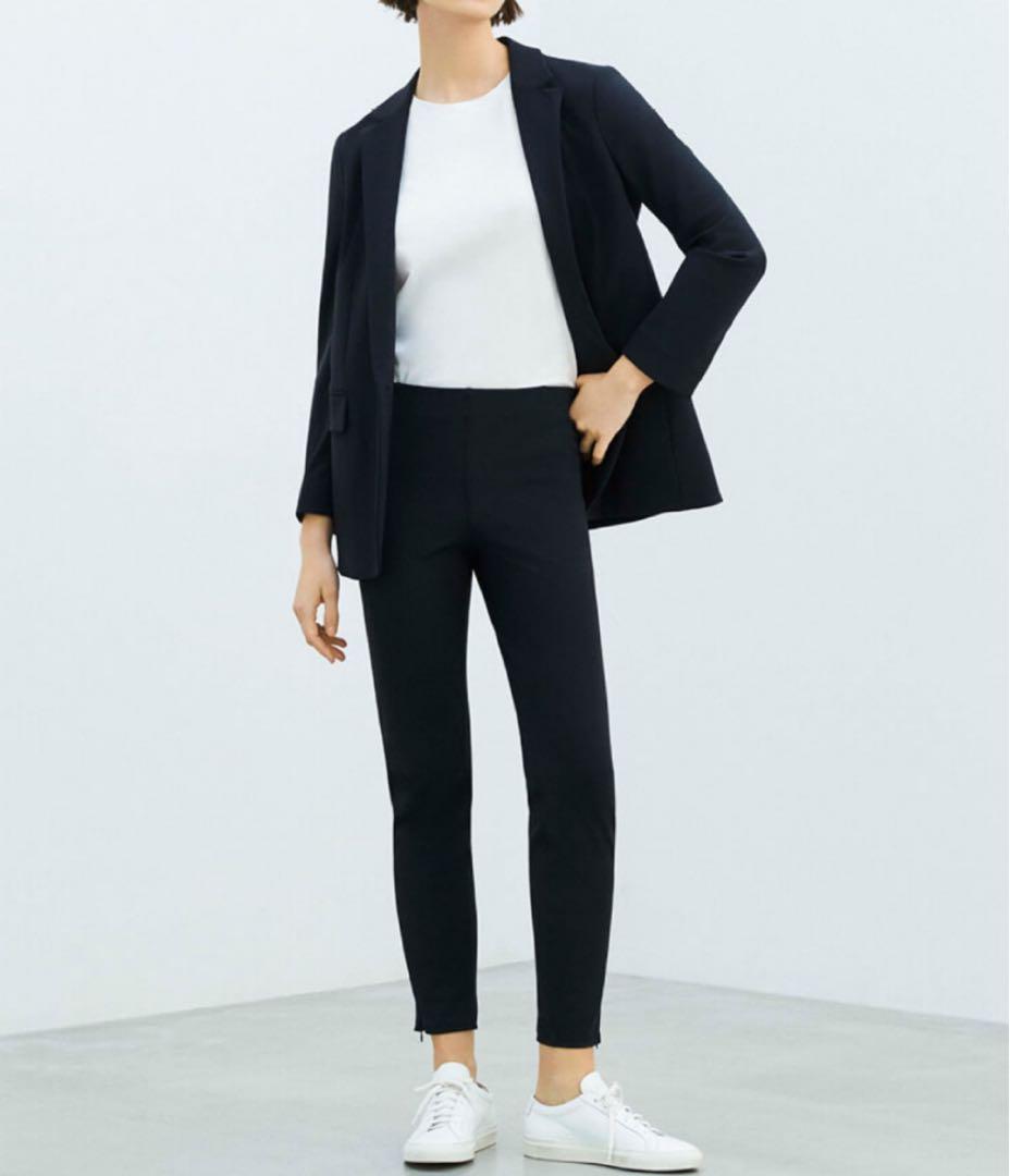 美品☆セオリー Precision Ponte テーラードジャケット 黒 洗える