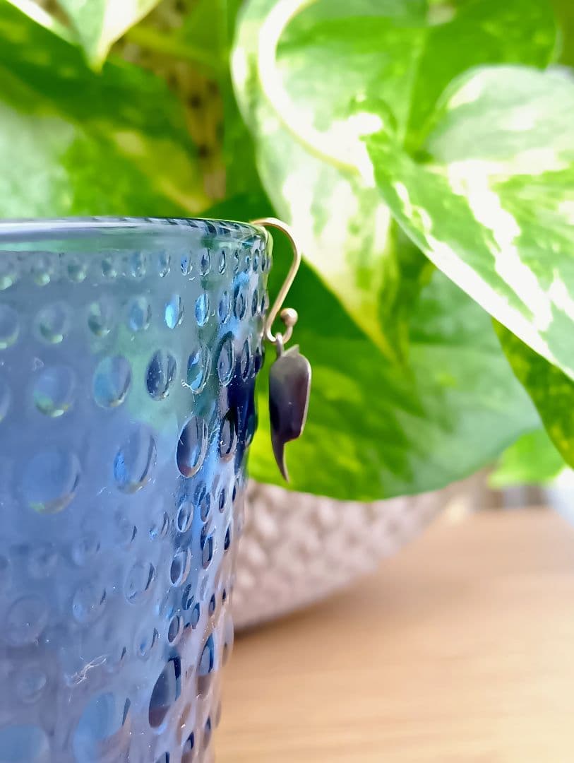 ガブリエラキス アイビーリーフピアス 14K シルバー