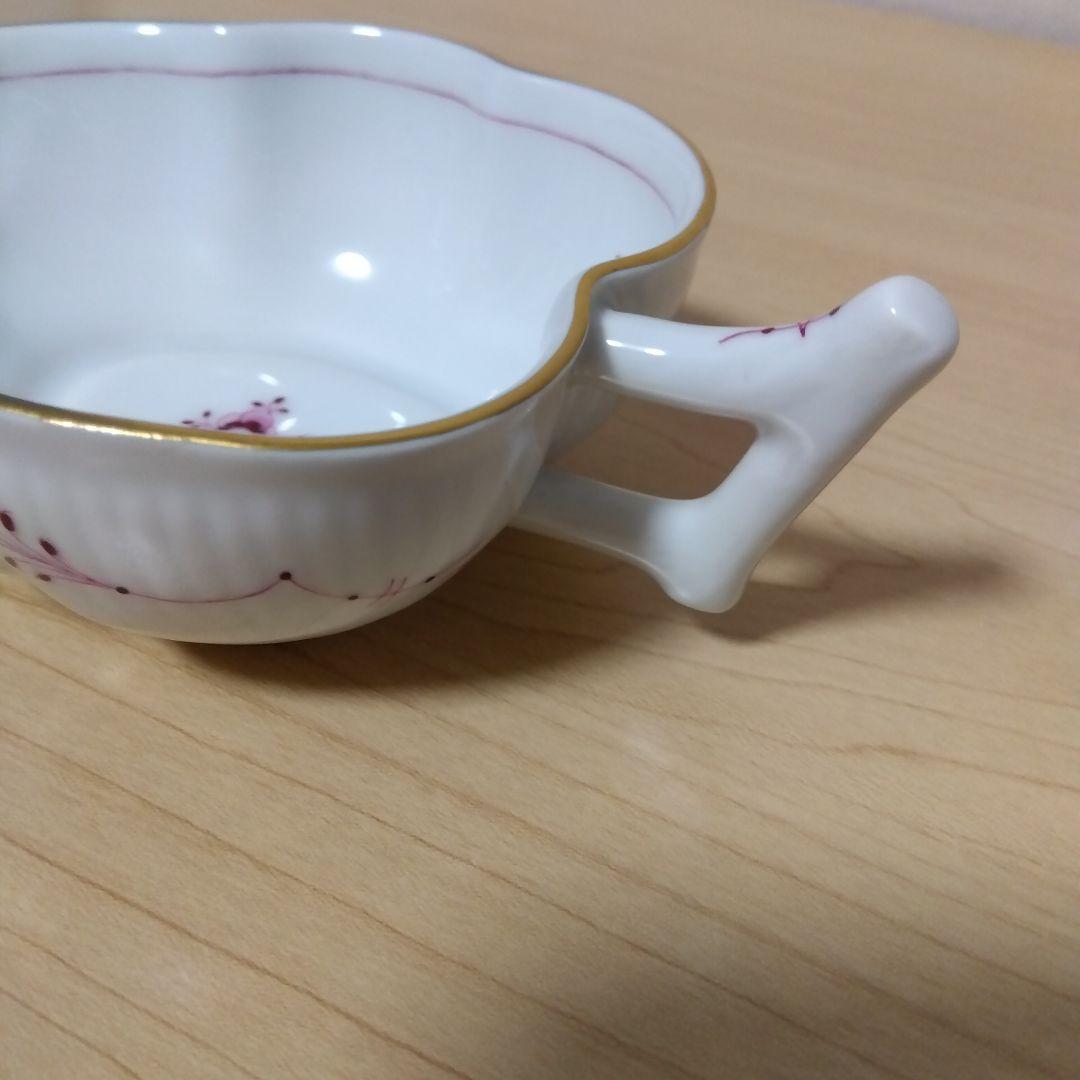 未使用　ロイヤルコペンハーゲン　パルメッテ　バーガンディ　オープンディッシュ