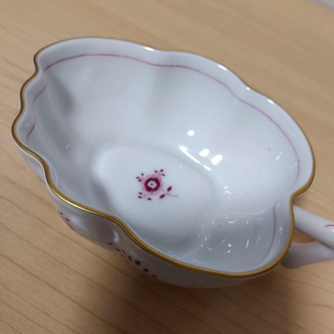 未使用　ロイヤルコペンハーゲン　パルメッテ　バーガンディ　オープンディッシュ