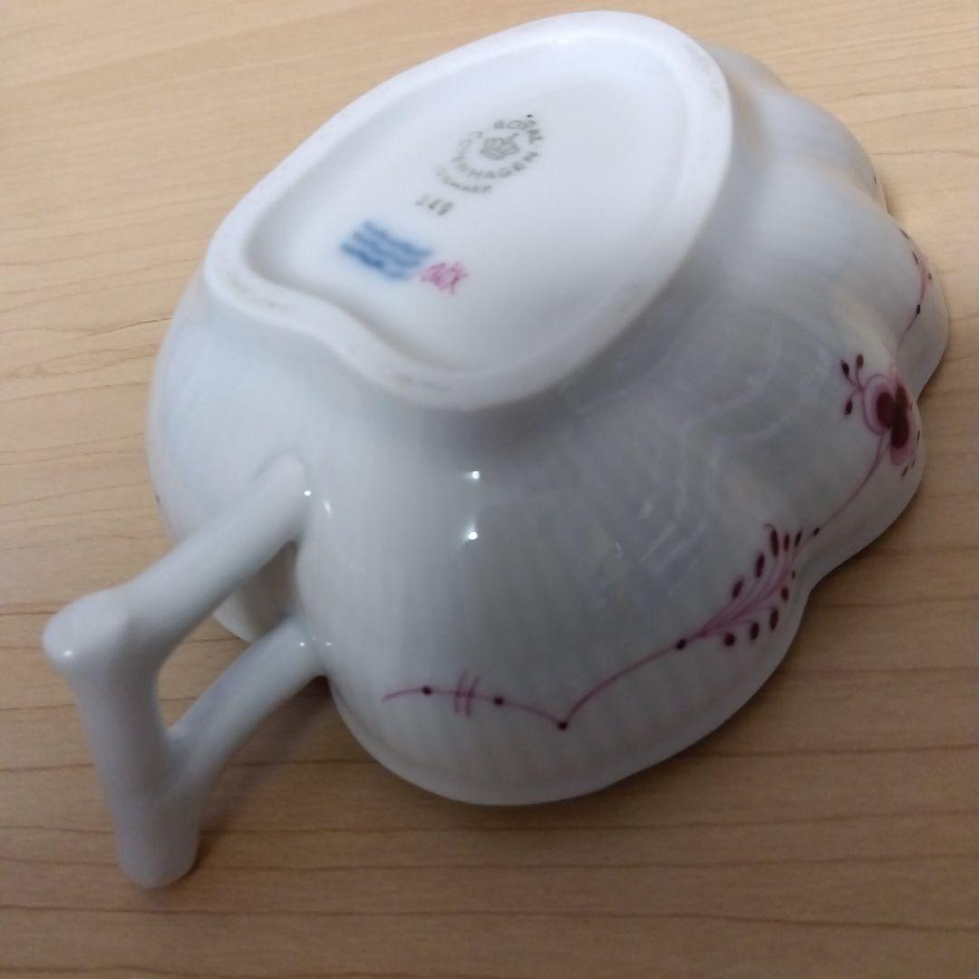 未使用　ロイヤルコペンハーゲン　パルメッテ　バーガンディ　オープンディッシュ