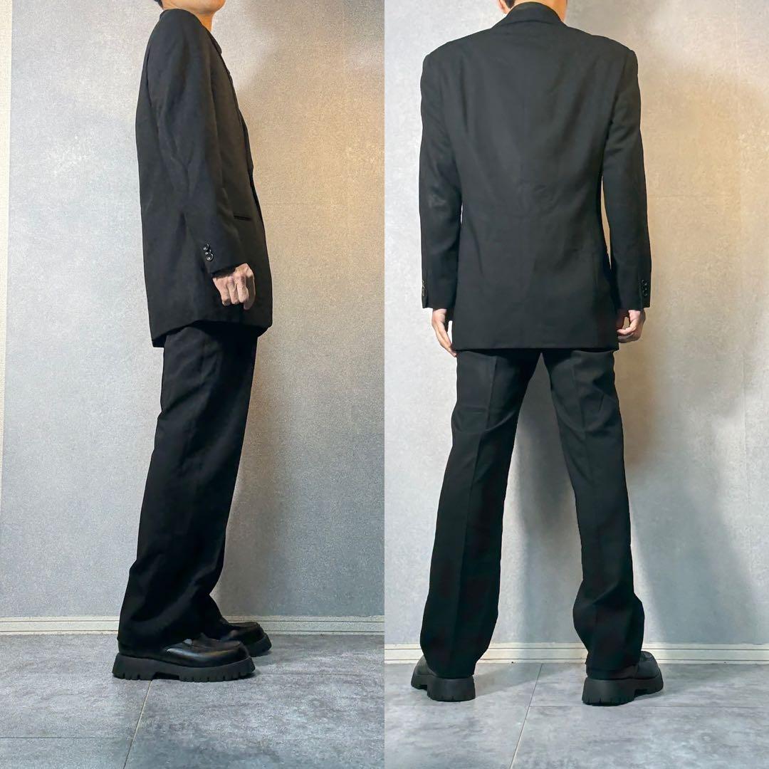 アルマーニコレツィオーニ　スラックス　シングル　ブラック