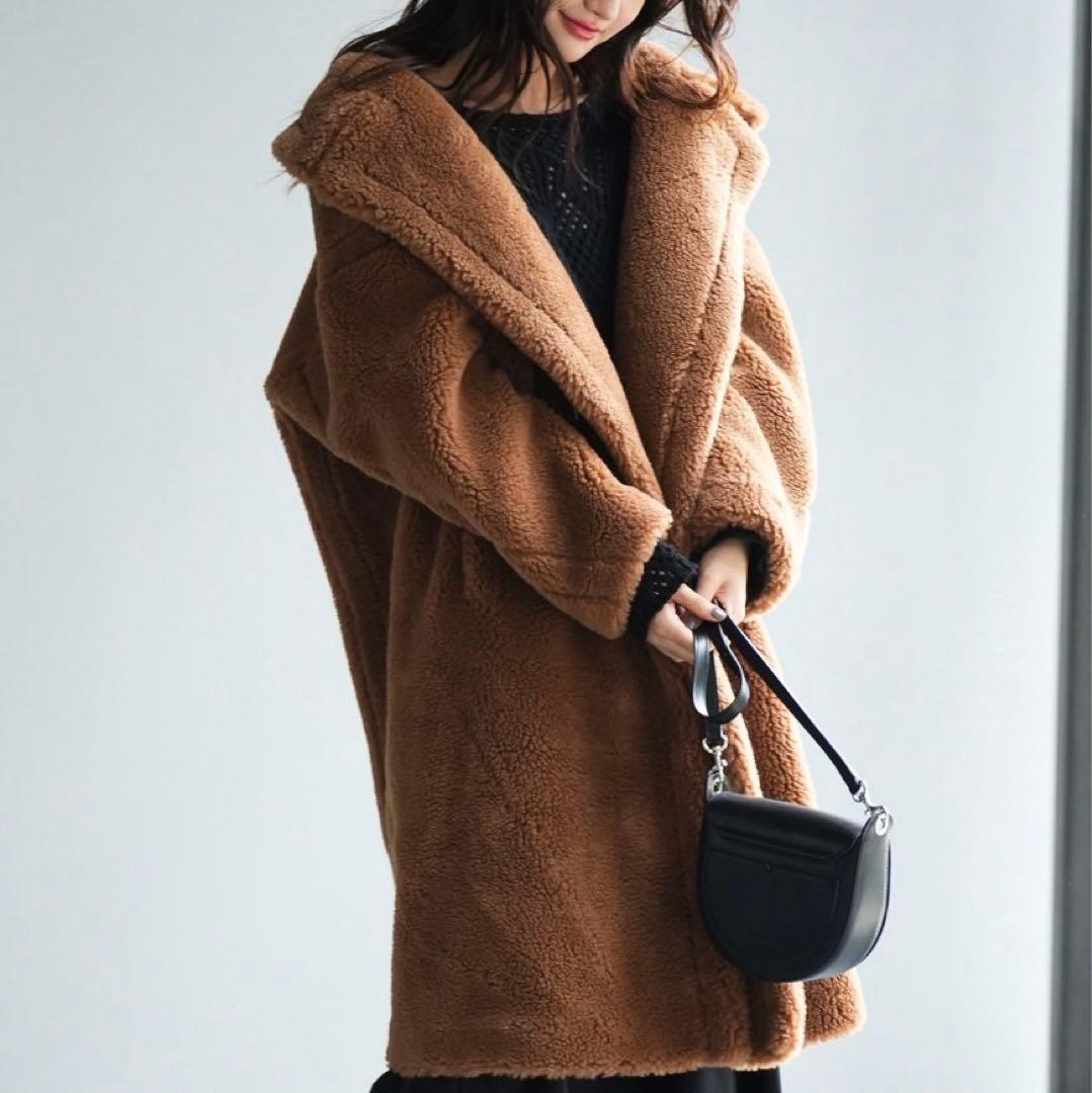 SAISON DE PAPILLON ボア　テディベア　コート